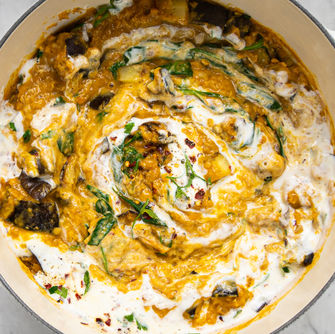 red lentil & sweetcorn curry