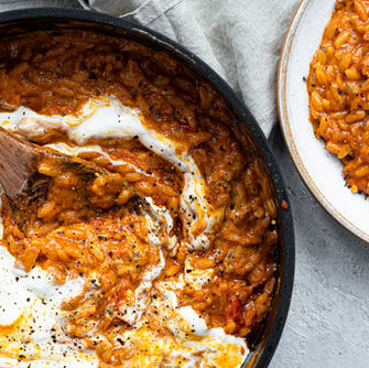 sun-dried tomato orzo
