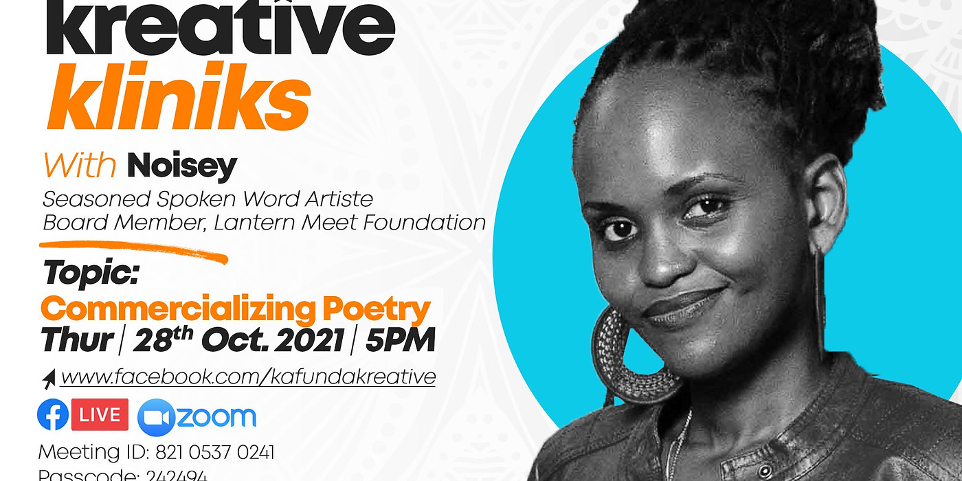 Noisey(Spoken Word Artiste) On Commercializing Poetry:  This is my Journey