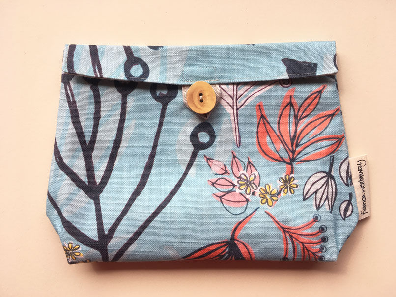Thumbnail: 'TOKYO' (blue/red) cosmetics bag