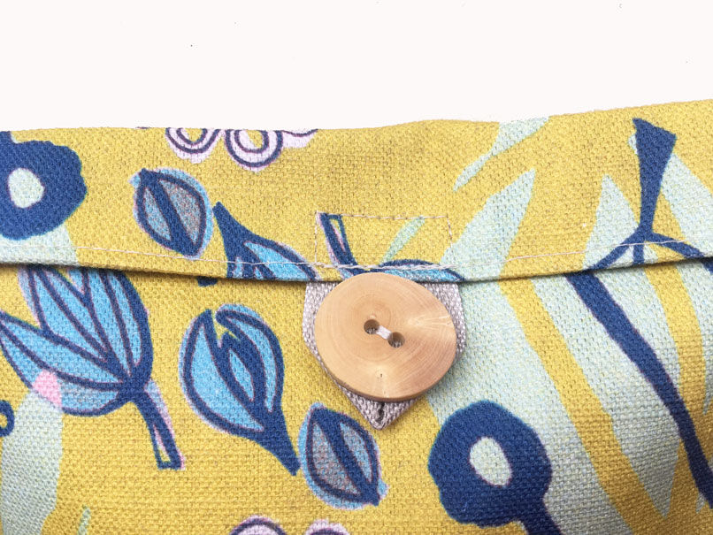 Thumbnail: 'TOKYO' (yellow/blue) cosmetics bag