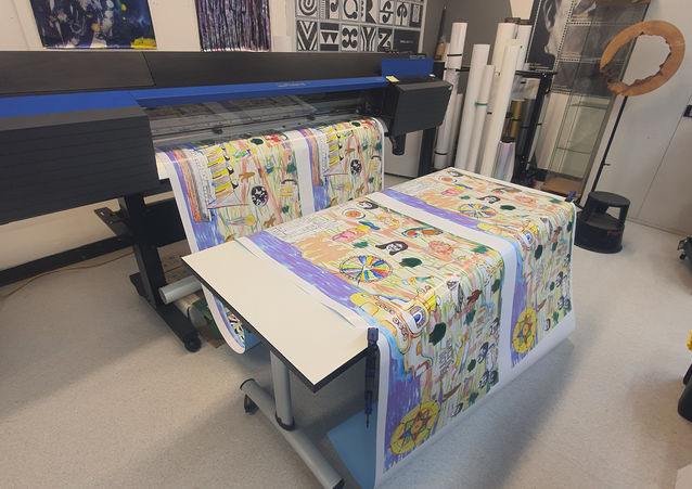 Digital print maps