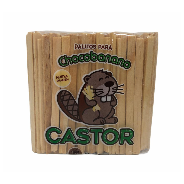 PALILLOS PARA CHOCOBANANO CASTOR