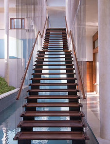 metal staircase contruction