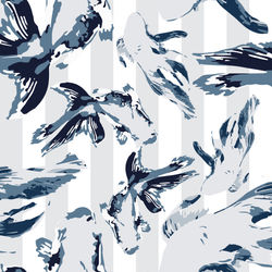 Goldfish on stripes 2