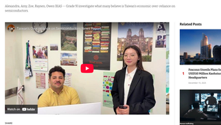 KASPER X Kaohsiung Times: VIDEO REPORT: Concerns About Taiwan’s Over-Reliance on Semiconductors