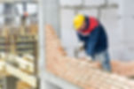 Construction mason worker bricklayer