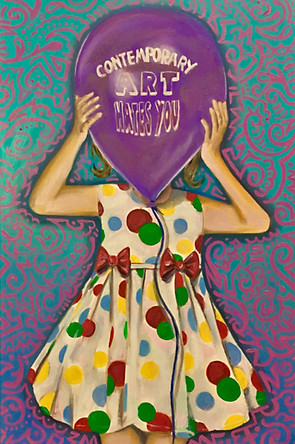 Contemporary Art Hates You. 2016 Oil On