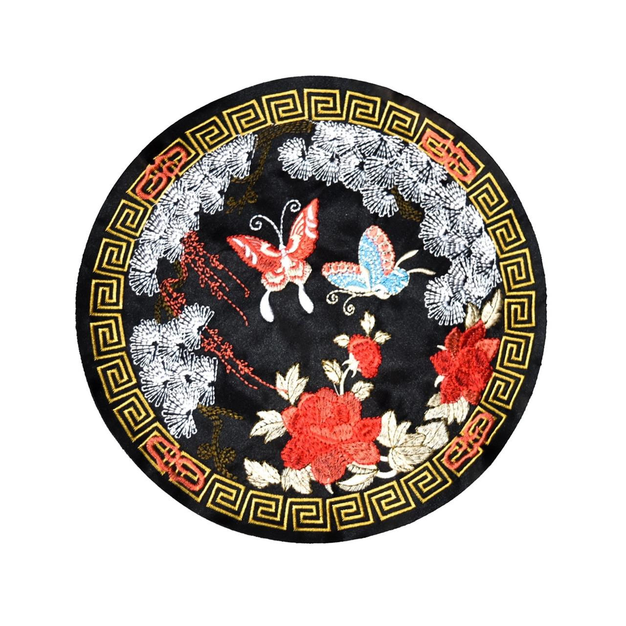 Butterfly Rose - Iron on Patch