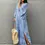Thumbnail: Fitshinling Cotton Summer Maxi DressSplit Oversized Kaftan Bohemian