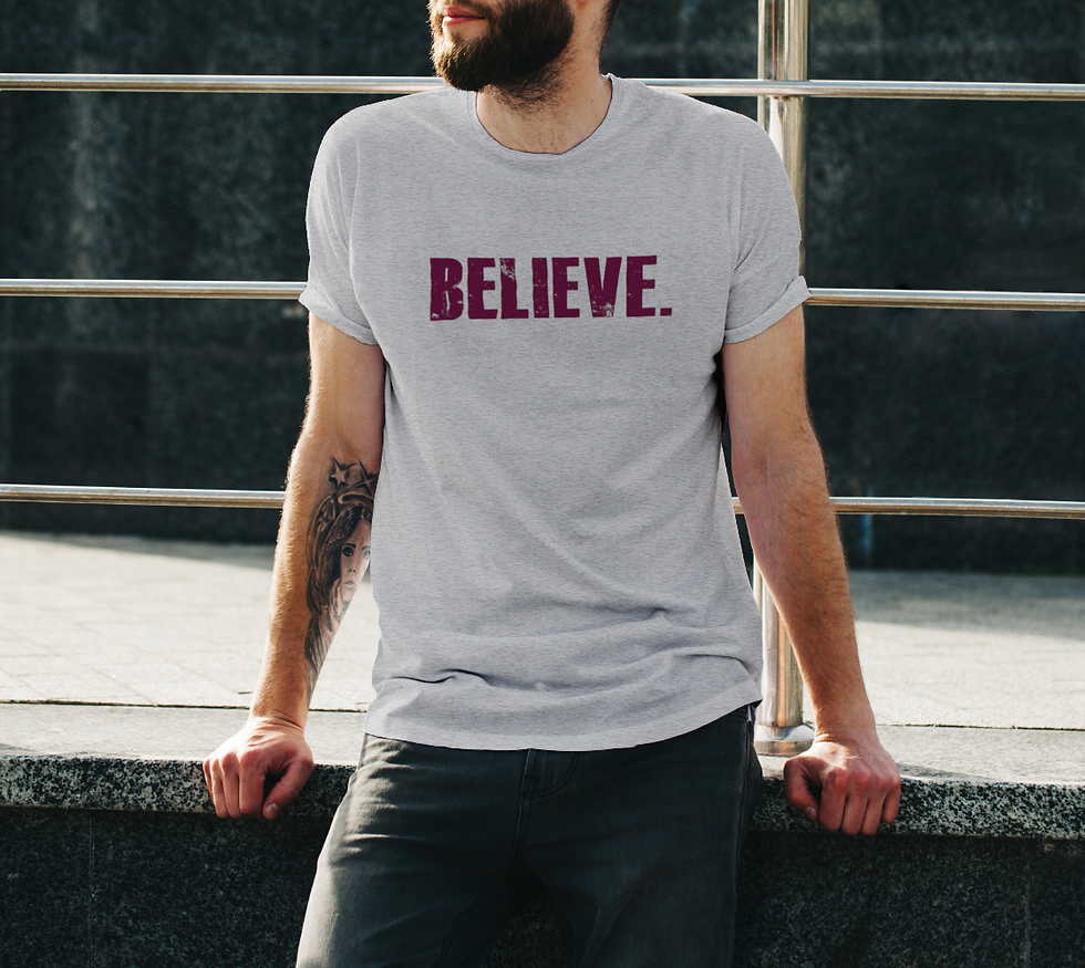 Thumbnail: Believe. Essene Community Classic Tee
