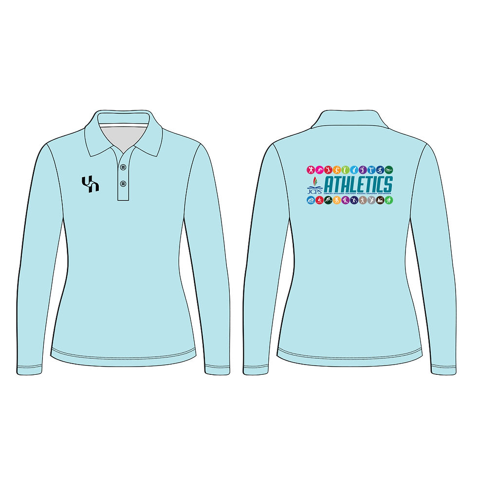 Thumbnail: Women's Long Sleeve Polo Shirt - JCPS Athletics