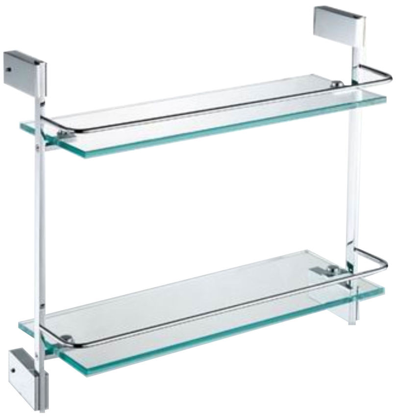 Aqua Fino by KubeBath Double Glass Shelve