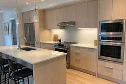 Toronto condo kitchen renovation oak cabinets.jpg