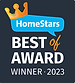 homestars best awards 2023 winner badge