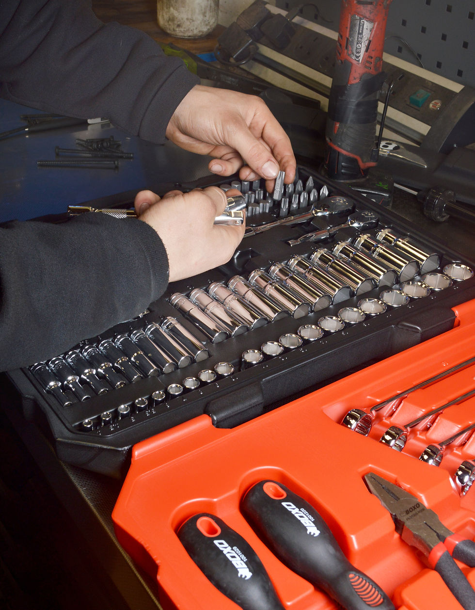 Thumbnail: BOXO 122pc MASTER TOOL SET