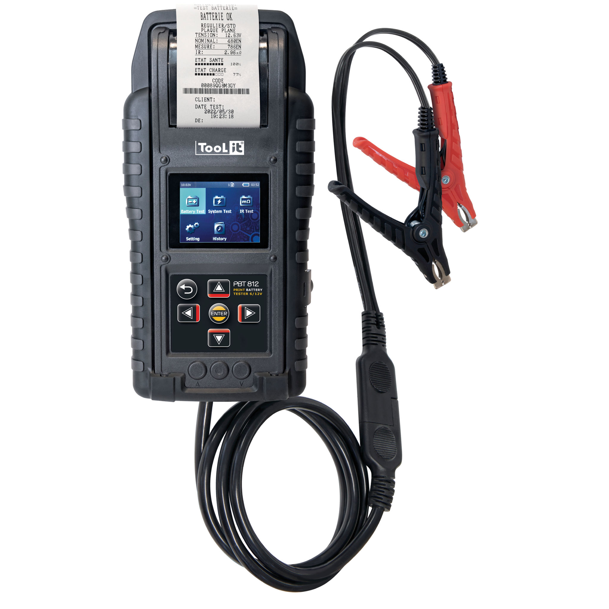 GYS PBT 812 Battery Tester with Built-In Printer