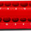 Thumbnail: Powerhand 1/4 Dr Magnetic Socket Organizer 26 Holes Red