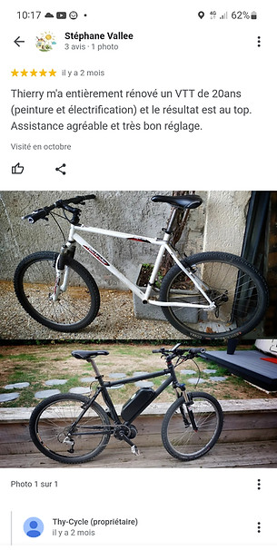 Témoignage électrification vélo