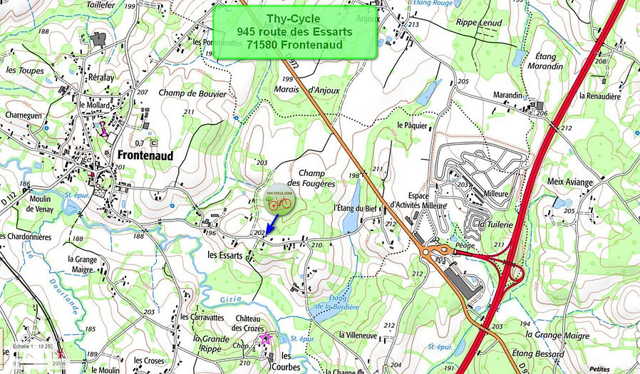 Emplacement Thy-Cycle à Frontenaud