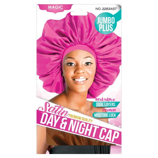 Thumbnail: MAGIC COLLECTION SATIN DAY & NIGHT CAP [JUMBO PLUS]