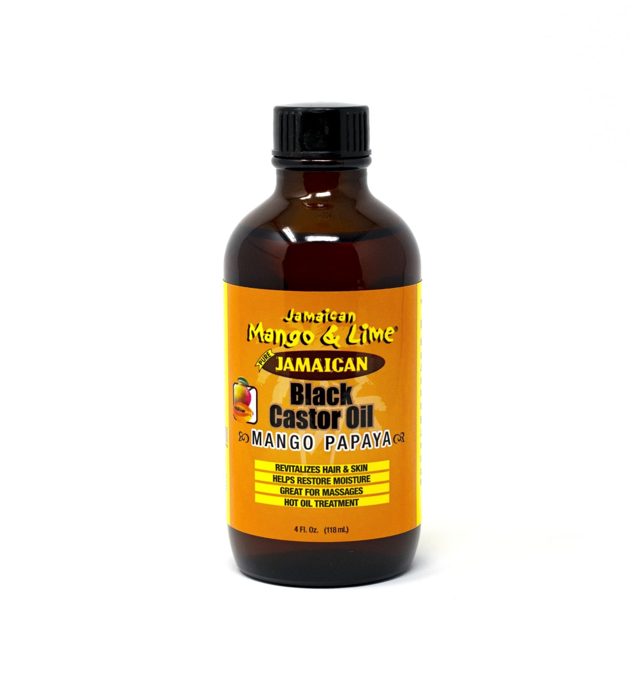 JAMAICAN MANGO & LIME BLACK CASTOR OIL MANGO AND PAPAYA