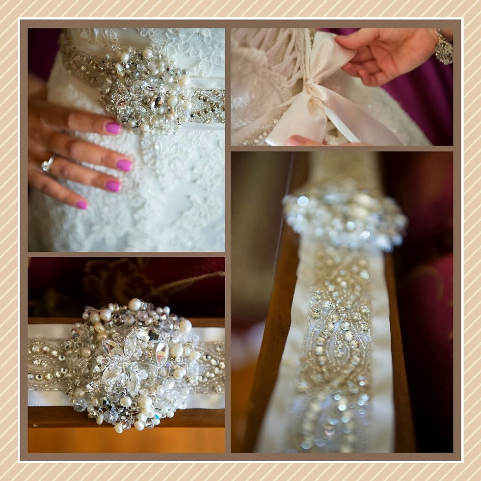 Custom Handmade Bridal Sash