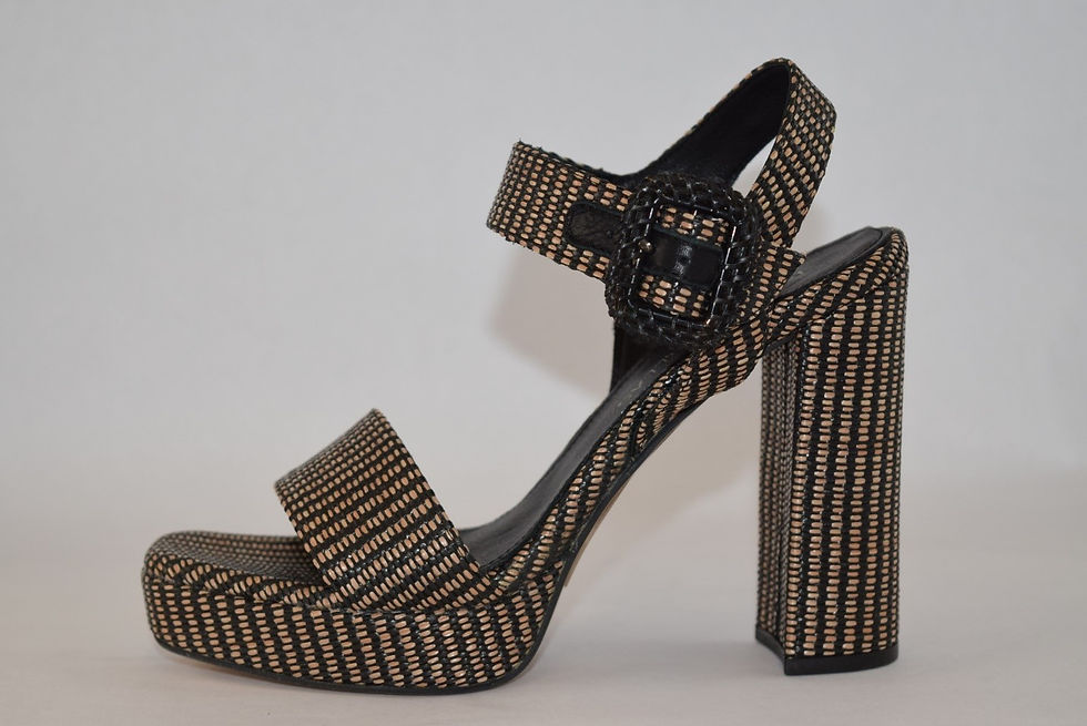 Thumbnail: Tsakiris Mallas 873 Leather Platform  Sandals