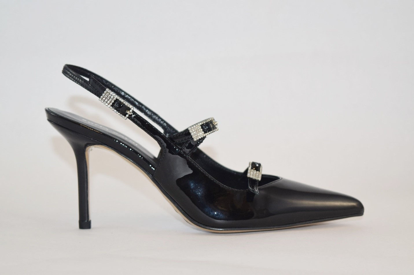 Sofia Baldi 4837 Patent Leather Sling Back Stiletto Pump