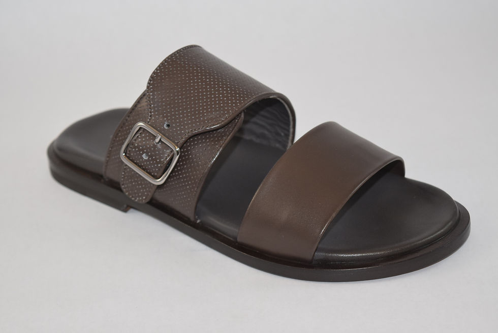 Thumbnail: Mario Bruni 1368 Leather Sandals