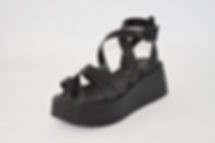 Tsakiris Mallas 558 Leather Platform Gladiator Sandals