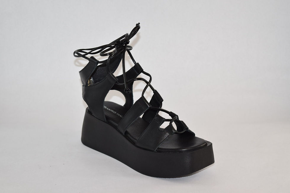 Tsakiris Mallas 536 Platform Gladiator Sandals