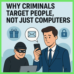 Why Criminals Target People, Not Just Computers