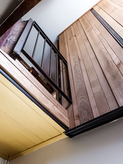 Garde-corps sur mesure palier d'escalier