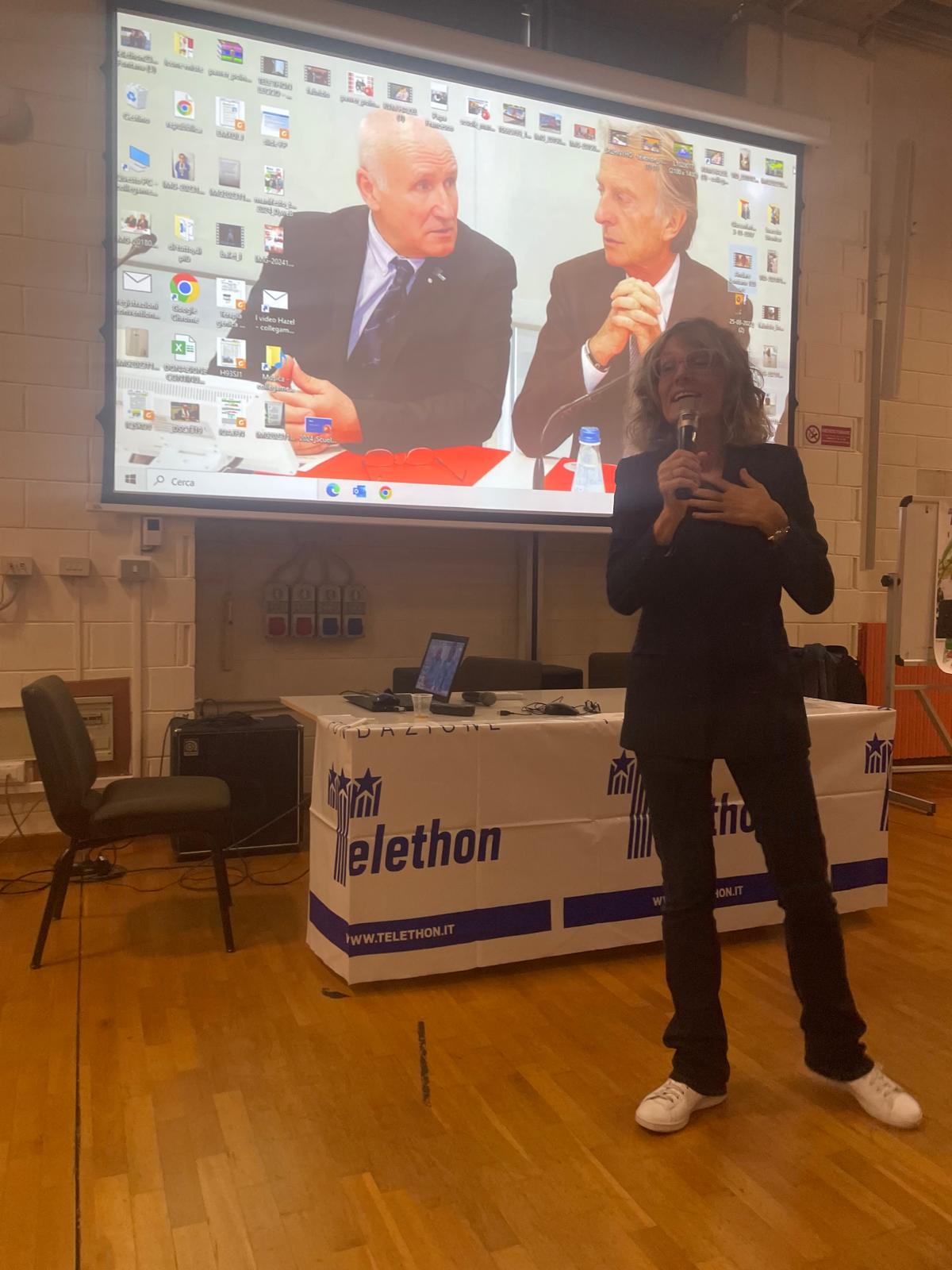 L'intervento di Ilaria Villa, direttore generale di Telethon.