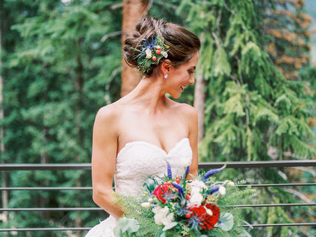 How to choose your wedding hair style. Root Salon in Granby, CO guides brides through venue, hair type, dress, and veil considerations for a perfect mountain wedding look.