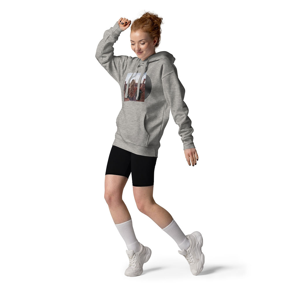 Thumbnail: Awakened Vinyl Unisex Hoodie