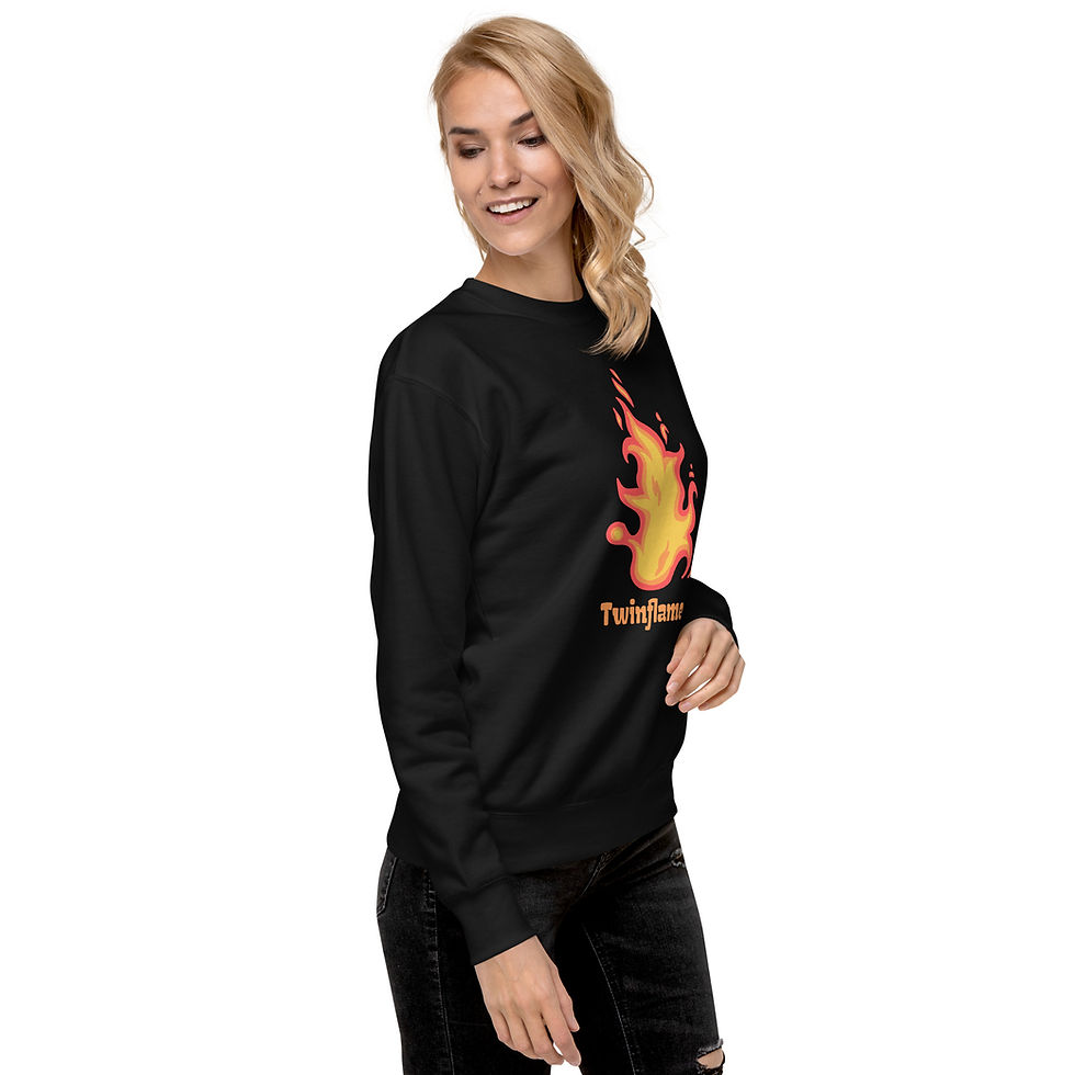 Thumbnail: TWINFLAME 2 (Right Puzzle Piece) Unisex Premium Sweatshirt