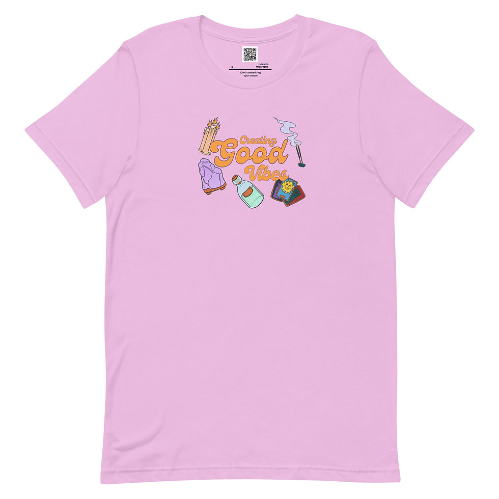 Thumbnail: Creating Good Vibes Unisex Cotton t-shirt