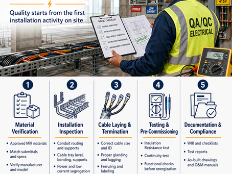 QA/QC Electrical – Building Quality from the Ground Up