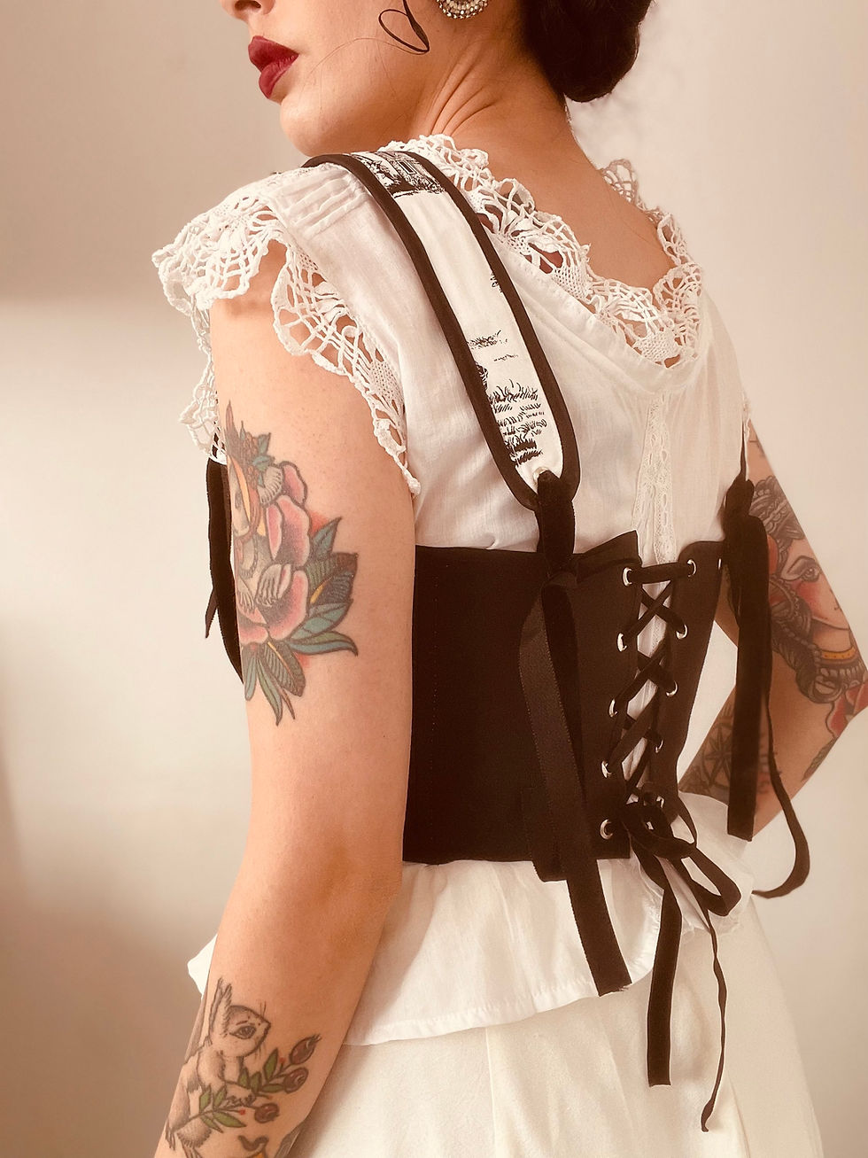 Miniatura: Corselet Elizabeth Toile de Jouy