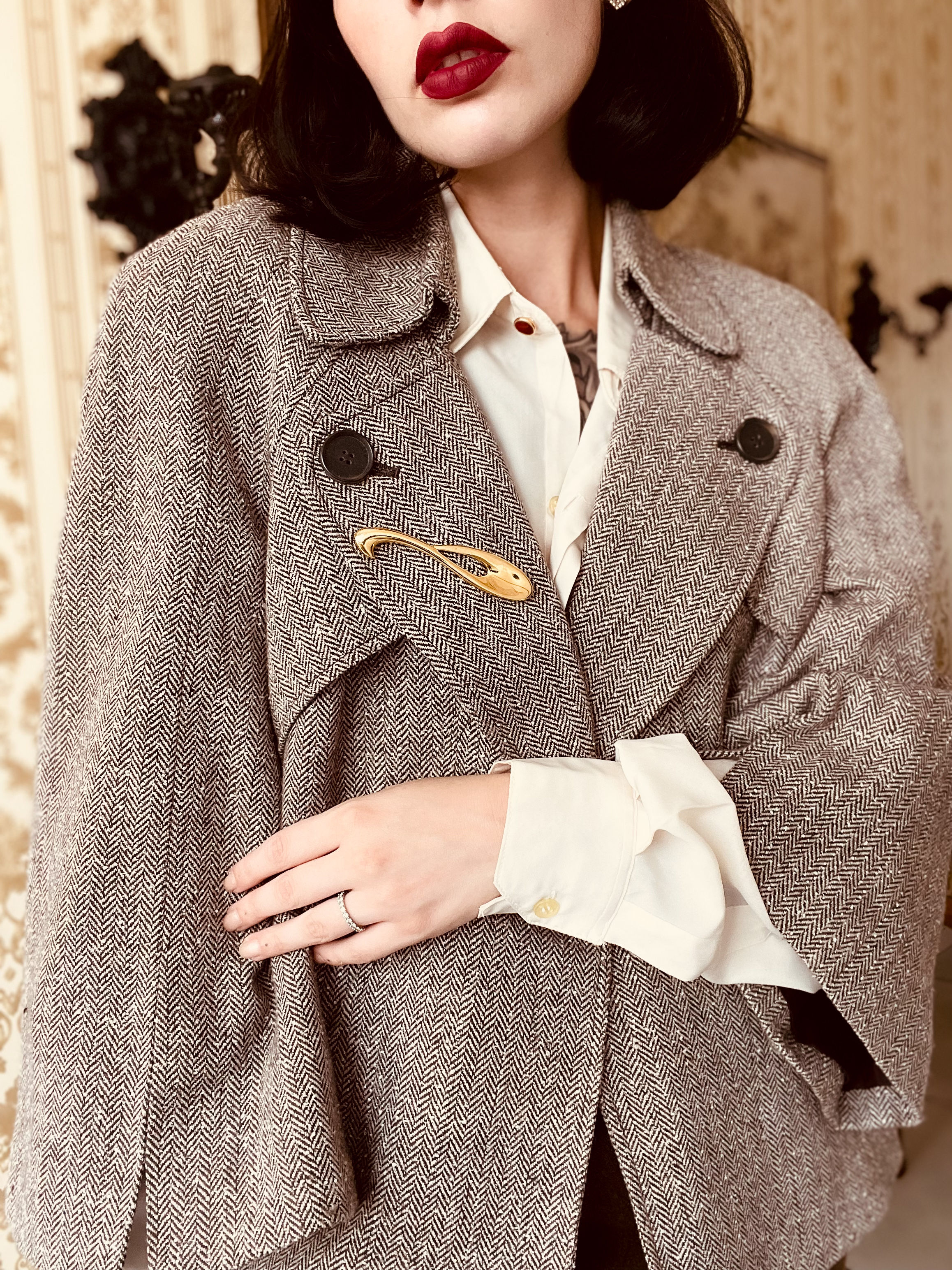 Broche Vintage Assinado JULY