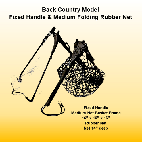 アルファネス2 ゲックン Back Country | Folding Rubber Fishing NetBig Kahuna