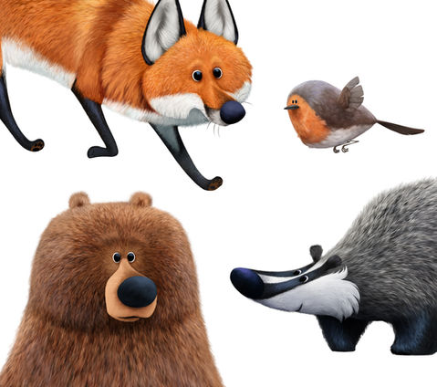 Silly woodland animals