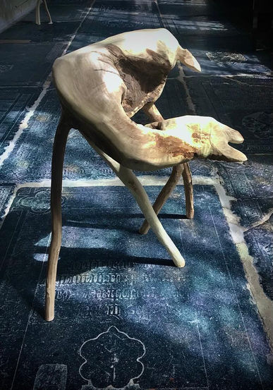 Deer 95cm limewood