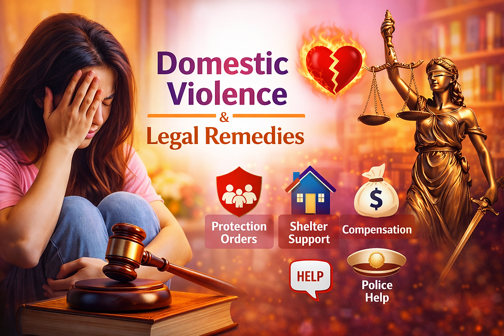Domestic Violence and Legal Remedies in India