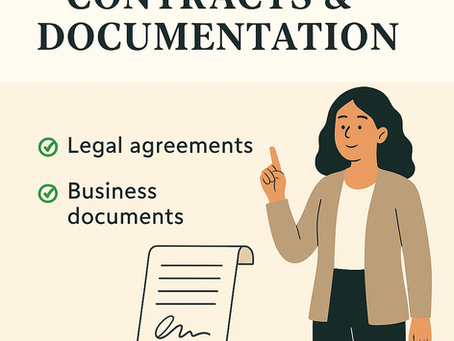 Contracts & Documentation: The Legal Backbone of Every Business