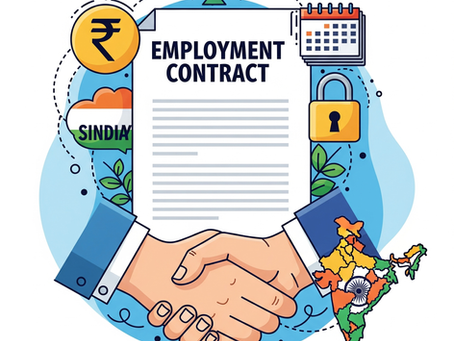 Discover the essential elements of an employment contract in India. Learn what clauses to include, key compliance, and practical drafting tips to safeguard your business.