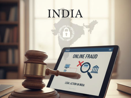 Online Fraud Legal Action in India