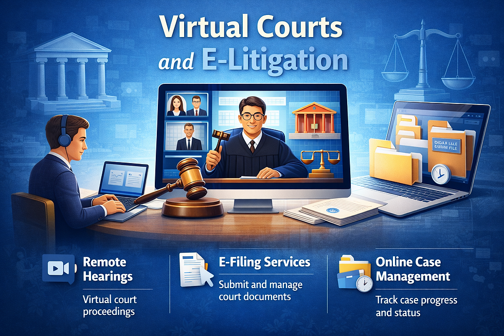 Virtual Courts and E-Litigation: The Future of Justice Delivery in India